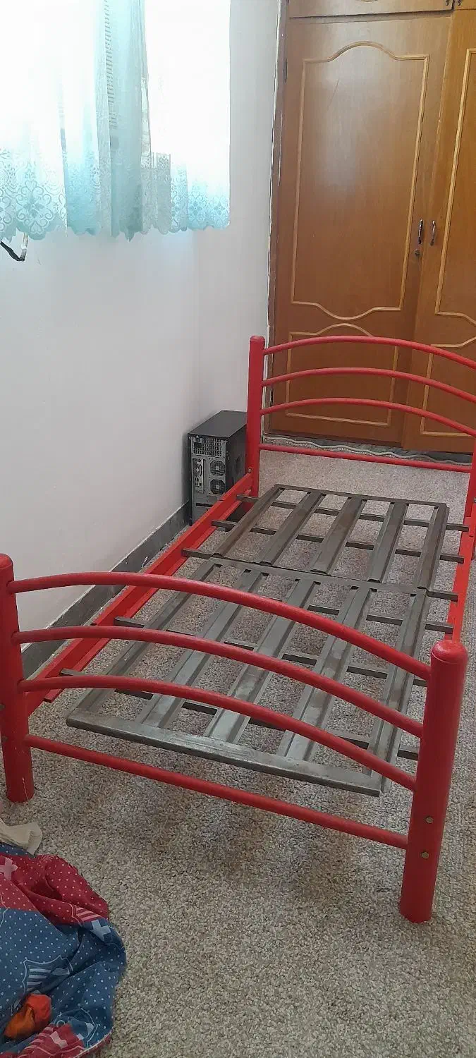 تخت خواب فلزی|تخت و سرویس خواب|دزفول, |دیوار