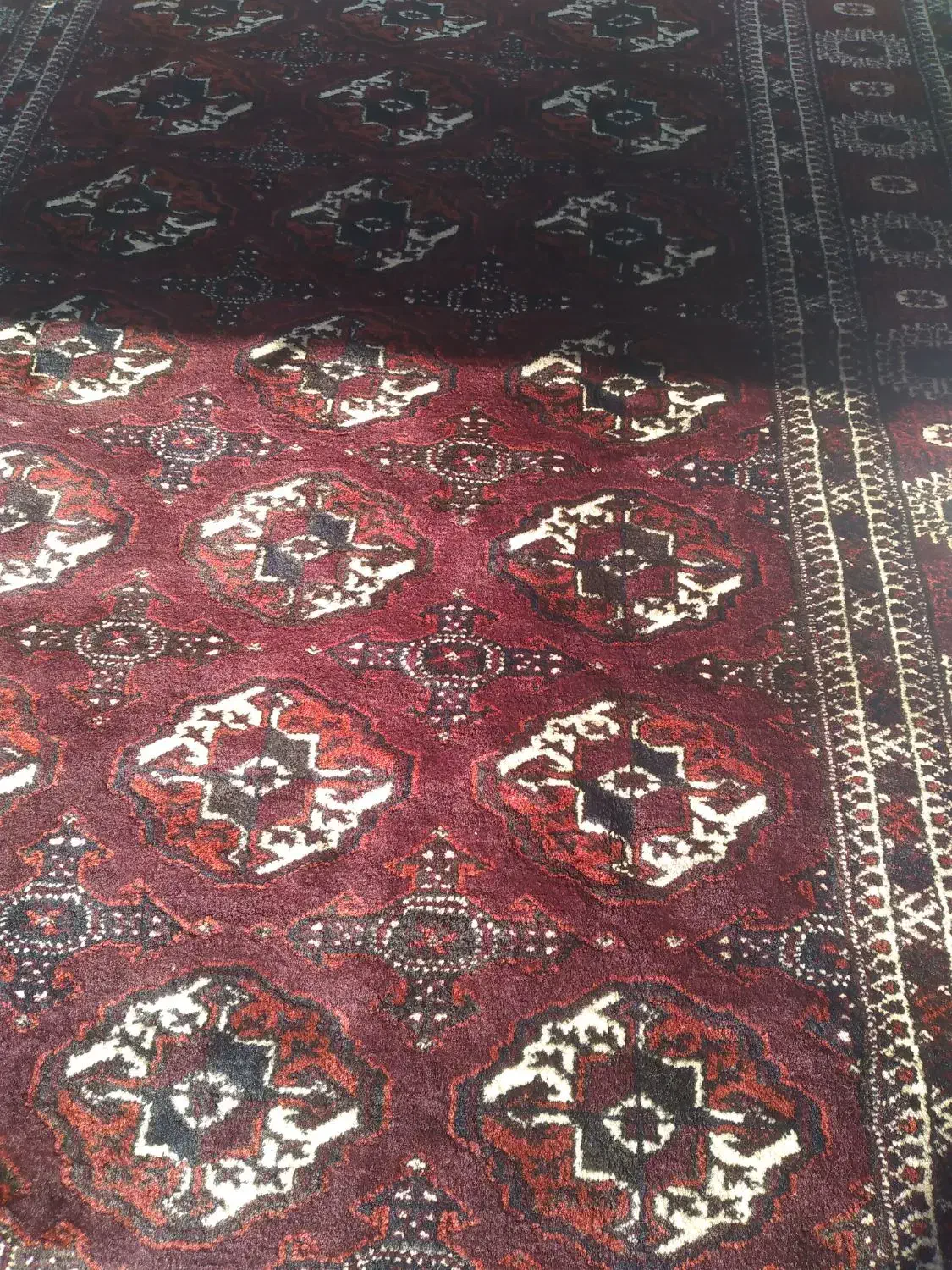 فرش دستباف ترکمن|فرش|گرگان, |دیوار