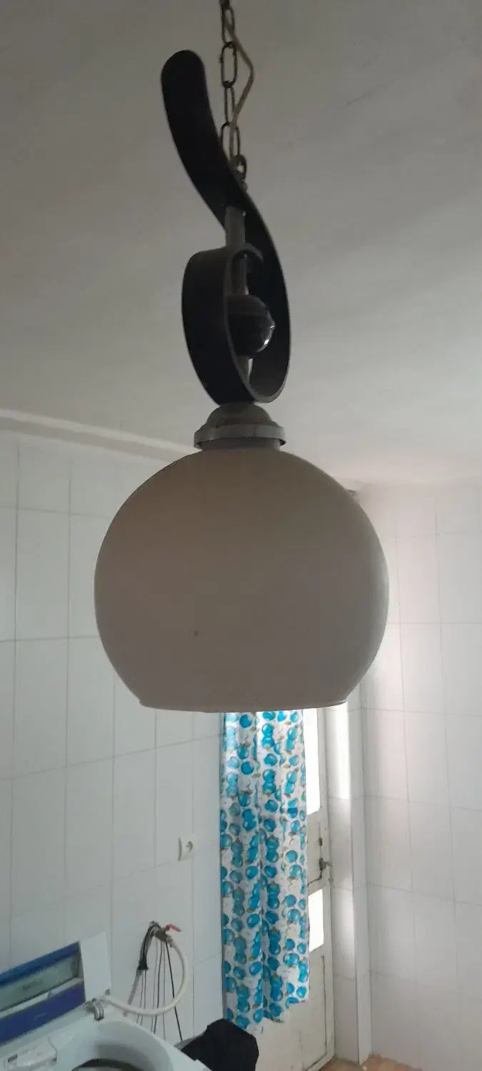 لوستر ۲ عدد|لوستر و چراغ آویز|مسجد سلیمان, |دیوار