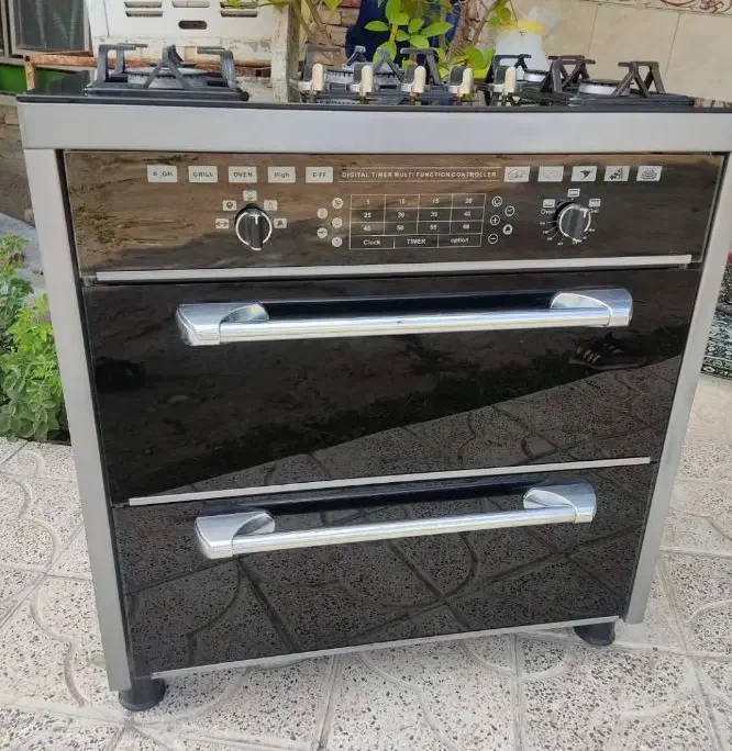 اجاق گاز استیل سه کشو دار|اجاق گاز و لوازم برقی پختوپز|مشگین شهر, |دیوار