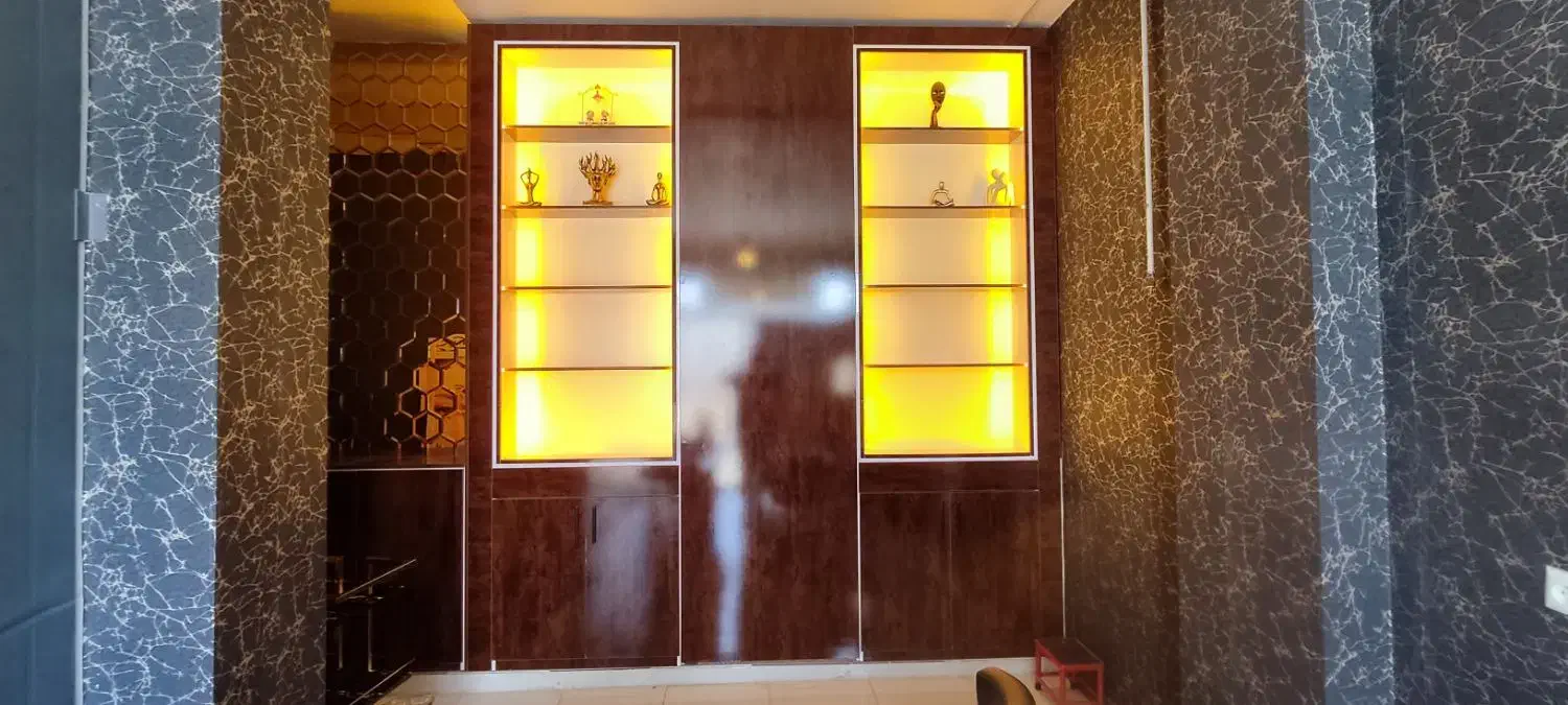 دکور ام دی اف|کتابخانه، شلف، قفسه‌های دیواری|لردگان, |دیوار