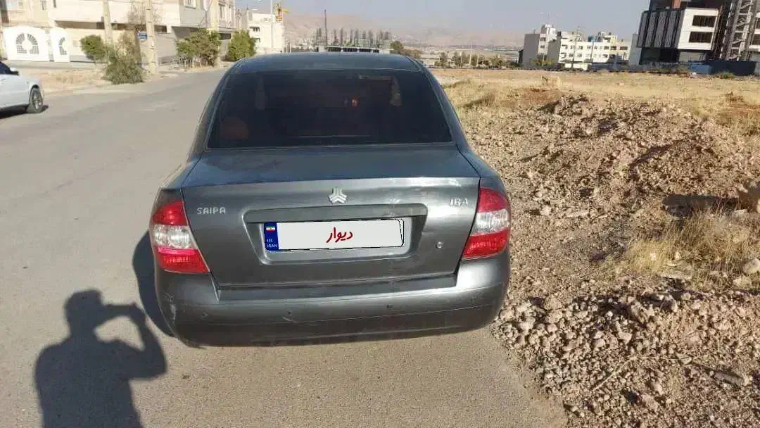 تیبا مدل 96دوگانه کارخانه|خودرو سواری و وانت|شیراز, شهرک گلستان شمالی|دیوار