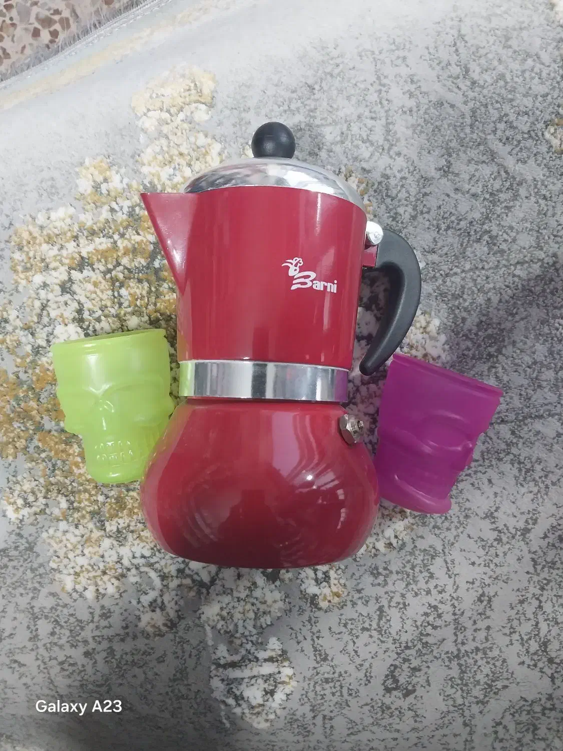 موکاپ ۳ کاپ با دو شات رایگان ویژه|قوری، کتری، قهوهساز دستی|پیر بکران, |دیوار