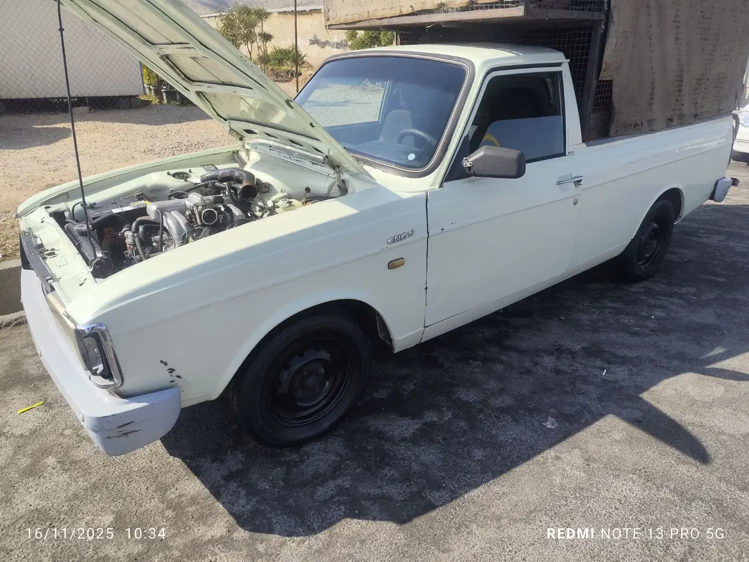 وانت پیکان 93 دوگانه کارخانه|خودرو سواری و وانت|صدرا-فارس, فاز ۱|دیوار