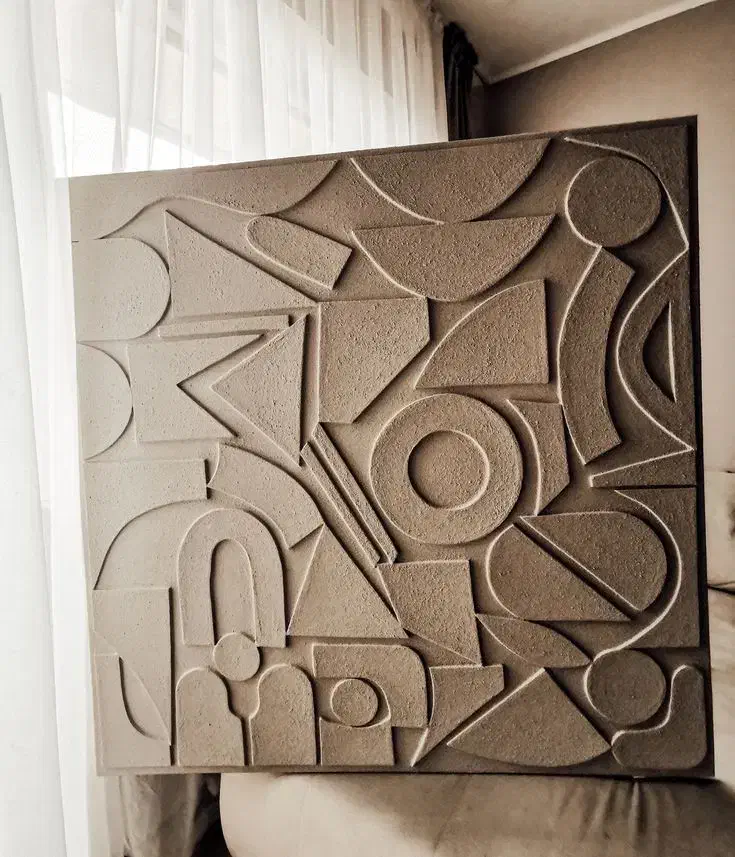 تابلو هندسی برجسته|تابلو، نقاشی، عکس|چالوس, |دیوار