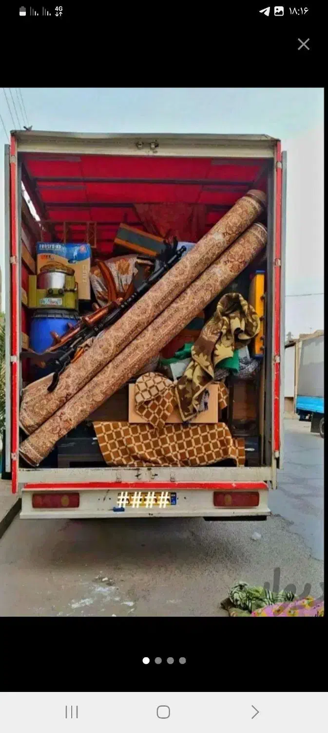 (شرکت باربری نسیم بار)حمل اسبابکشی باکامیونت کارگر|خدمات حمل و نقل|اردبیل, |دیوار