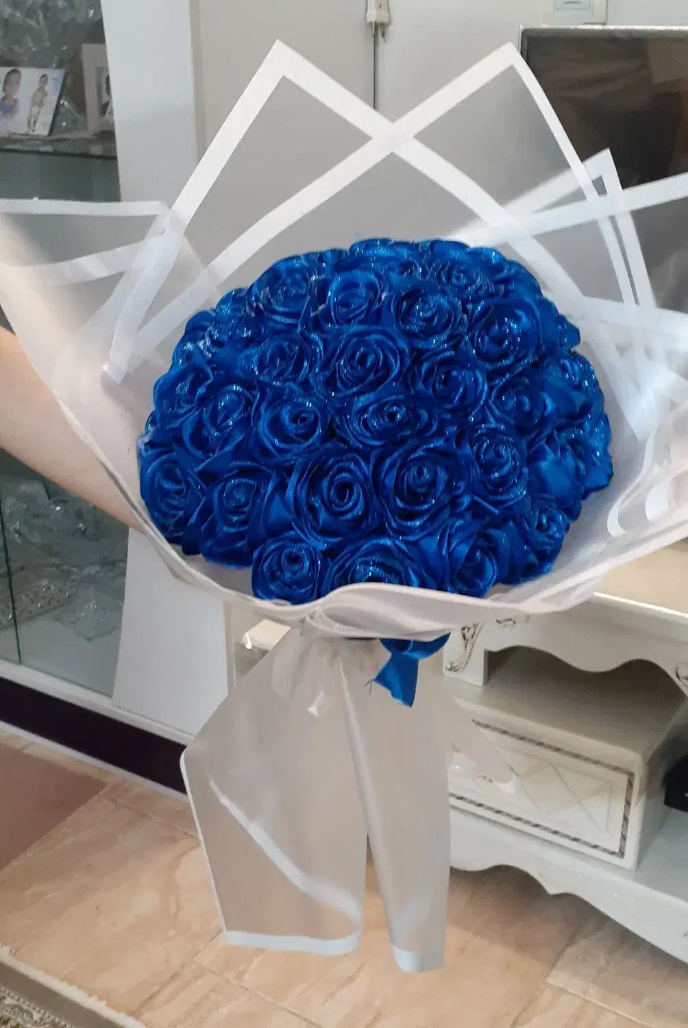 گل با ربان|گل مصنوعی|همدان, |دیوار