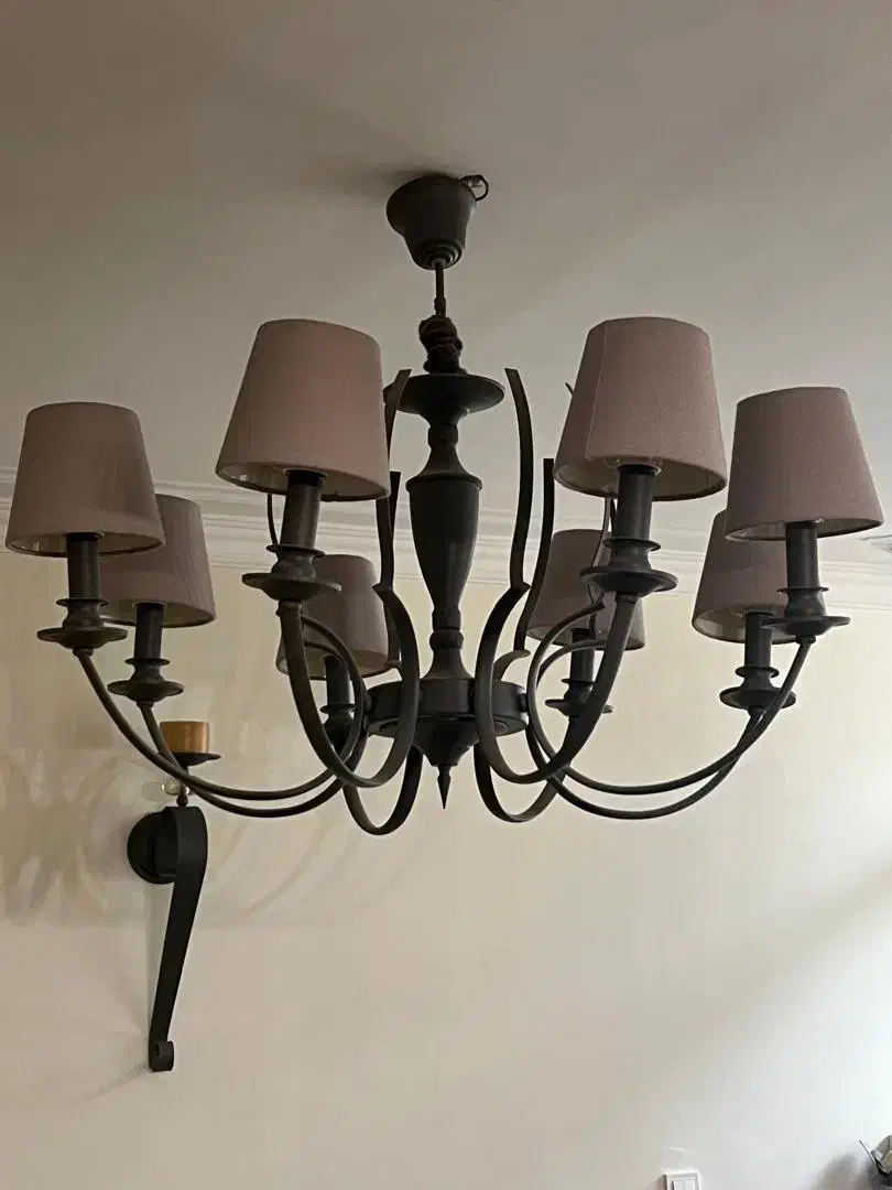 لوستر|لوستر و چراغ آویز|تهران, مرزداران|دیوار