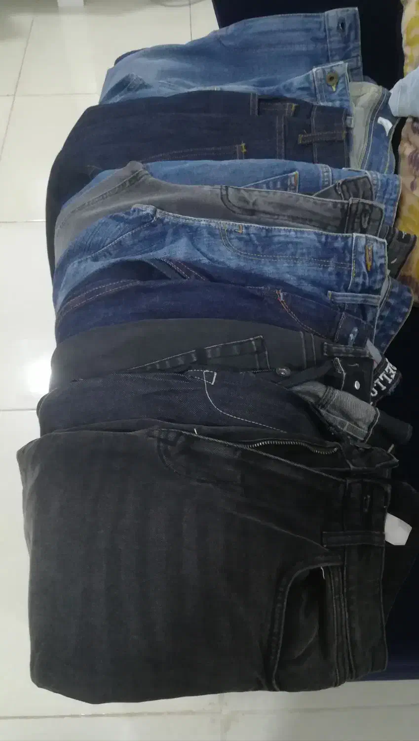 14 عدد شلوار لی و اسلش نو فقط ۸میلیون تومن یکجا|لباس|بندرعباس, |دیوار