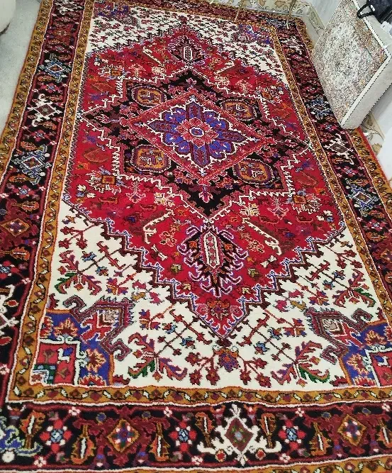 فرش دستبافت جفت ۶متری هریس تاجری|فرش|ایلخچی, |دیوار