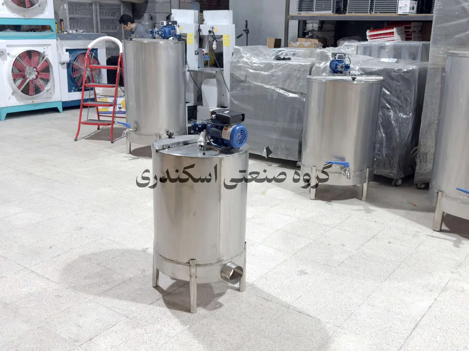 پروسس تانک دیگ پاتیل شیر گرم کن پخت  100|ظروف پخت‌وپز|یاسوج, |دیوار