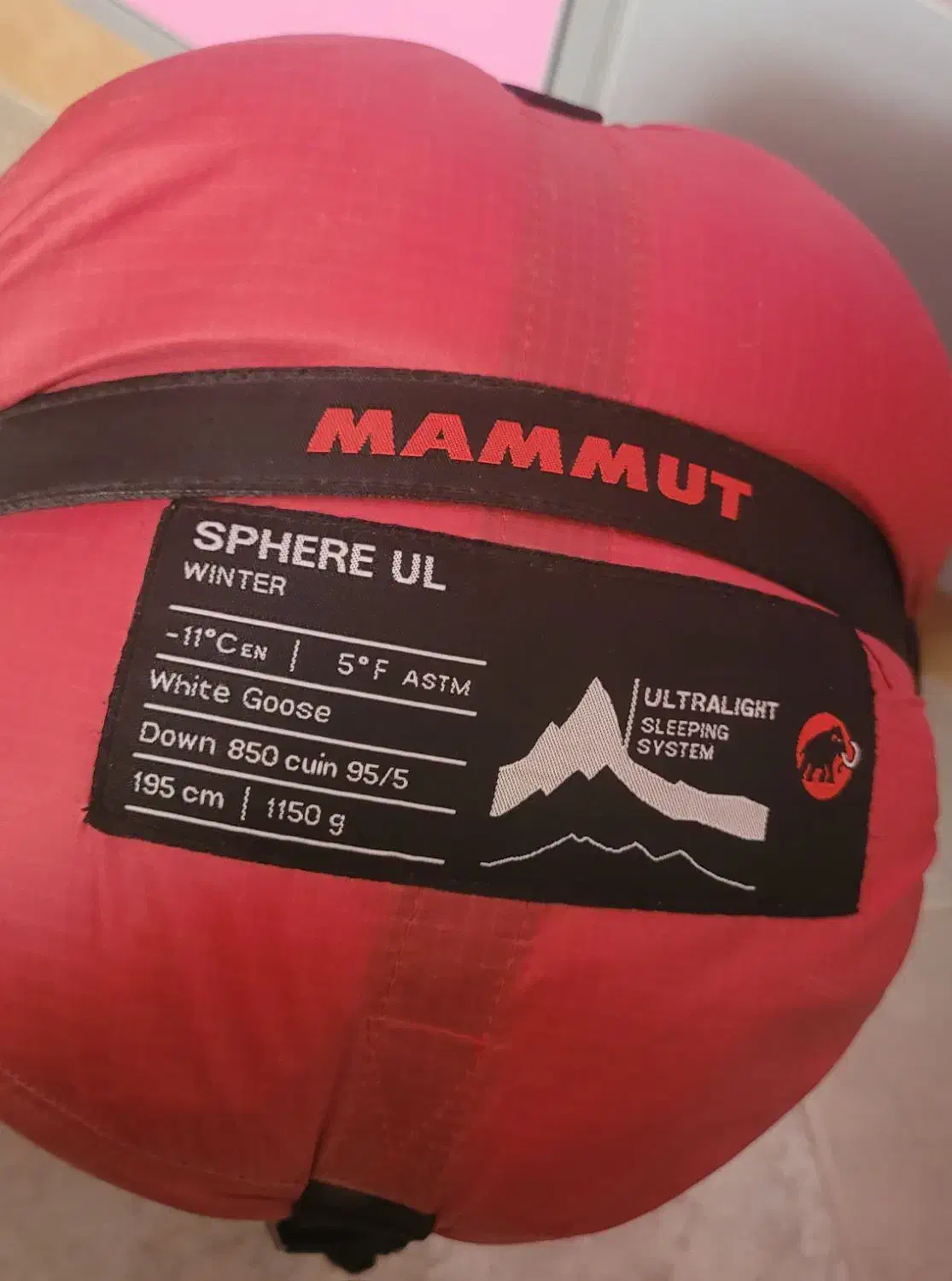 کیسه خواب ماموتmammut|کوهنوردی و کمپینگ|فولادشهر, B4|دیوار