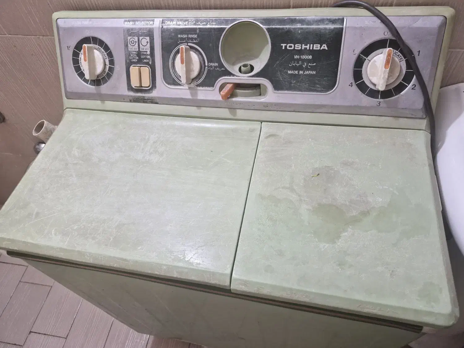 لباسشویی توشیبا قدیمی اصلی ژاپن|ماشین لباسشویی و خشک‌کن لباس|شیراز, شهرک ولیعصر|دیوار