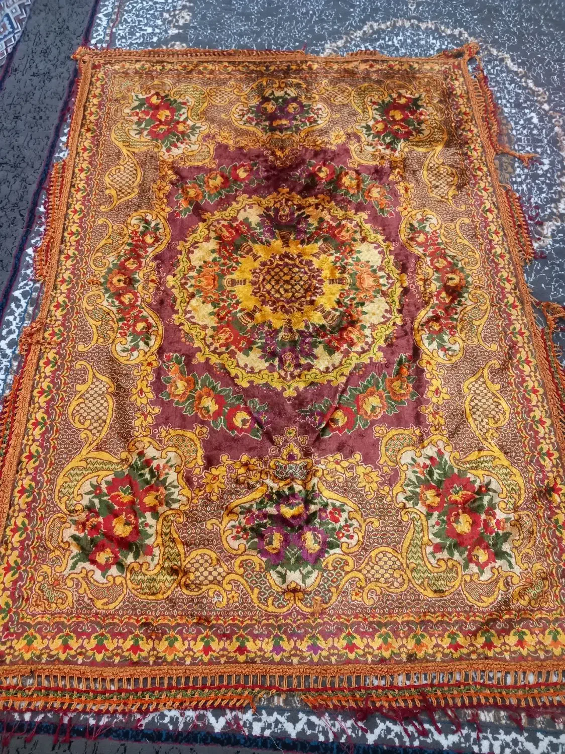 قالیچه ابریشم فروشی|فرش|دزفول, |دیوار