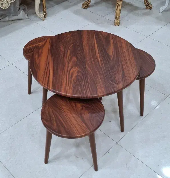 میز جلومبلی گرد4تیکه|مبلمان خانگی و میز عسلی|قم, شاه ابراهیم|دیوار