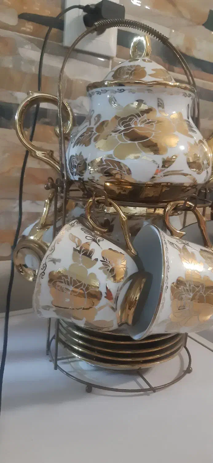 ست قوری وفنجان ونعلبکی|قوری، کتری، قهوهساز دستی|مشهد, طرق|دیوار