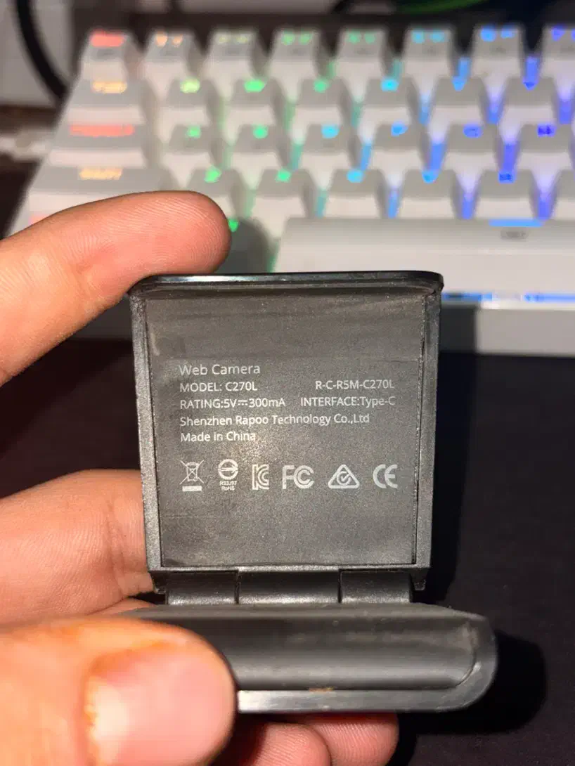 وبکم C270L رپو Rapoo|قطعات و لوازم جانبی رایانه|کرج, فاز ۳ گوهردشت|دیوار