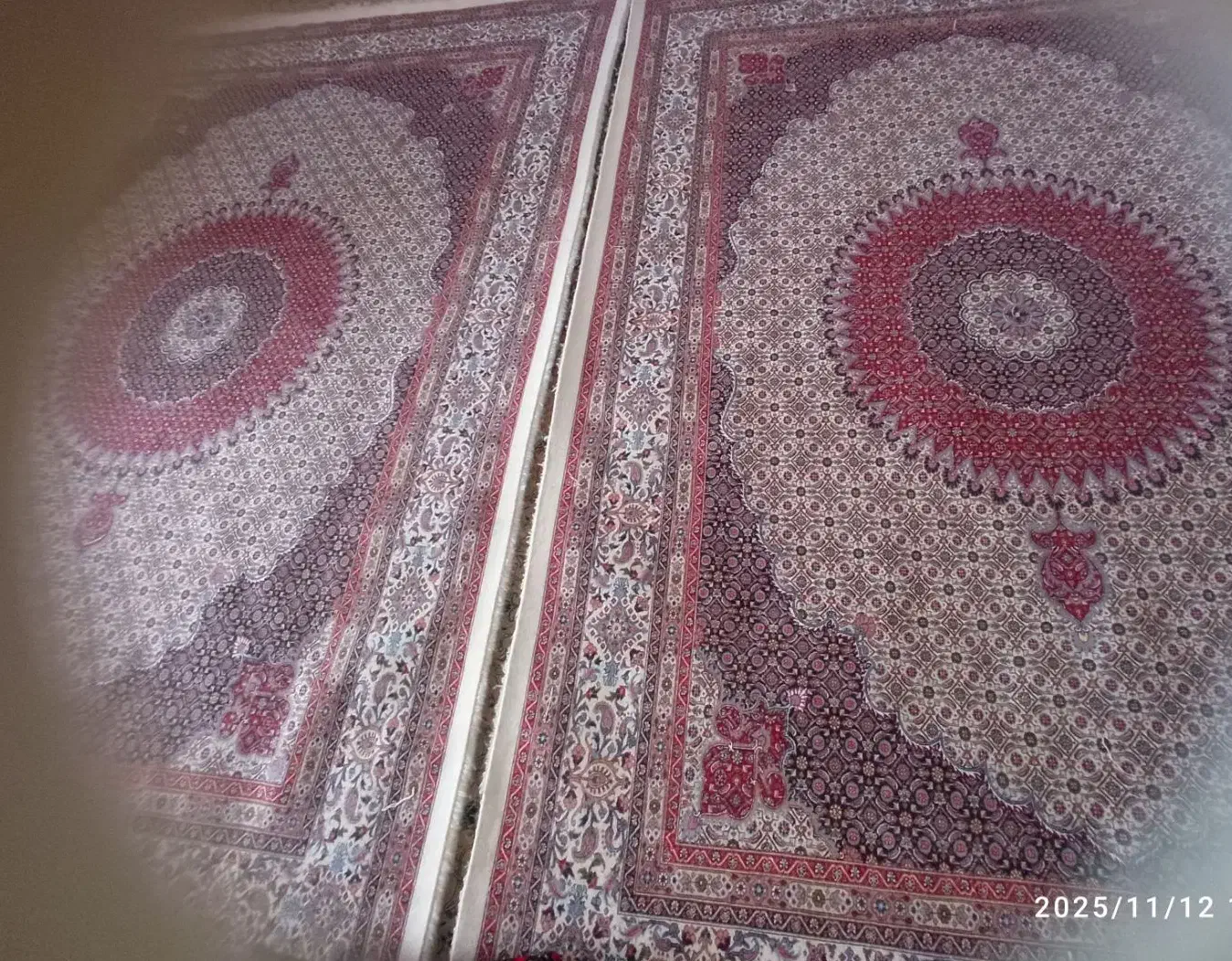 فروش یک جفت فرش دستباف 9 متری ریزه ماهی|فرش|بیرجند, |دیوار