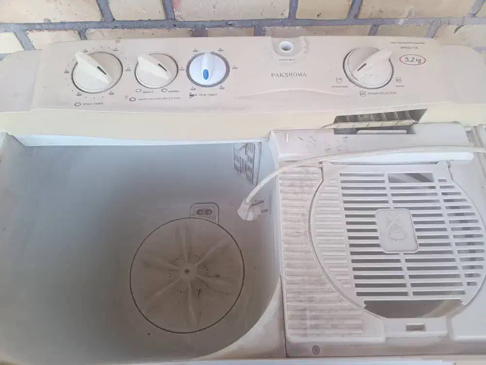 لباسشویی پاکشوما دوقلو سالم|ماشین لباسشویی و خشک‌کن لباس|شوش, |دیوار