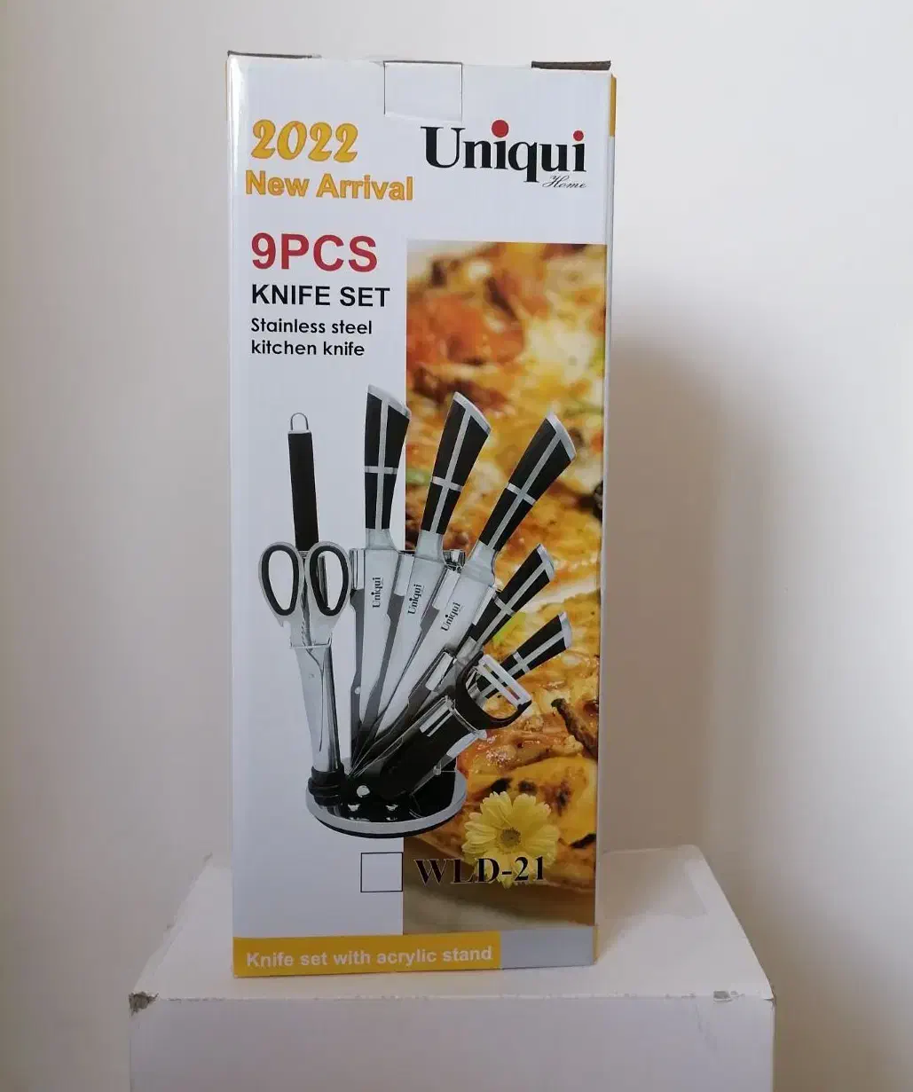 سرویس چاقوی آشپزخانه 9 پارچه برند یونیک|ظروف پخت‌وپز|بروجن, |دیوار