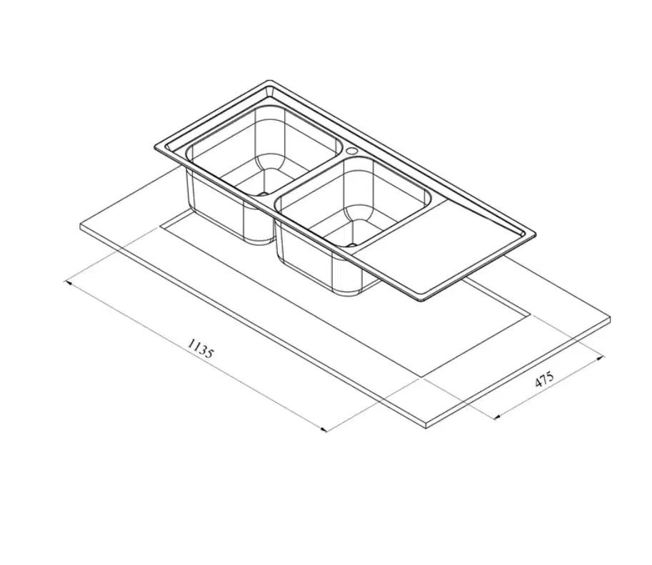 سینک توکار مارک کن|مصالح و تجهیزات ساختمان|زابل, |دیوار