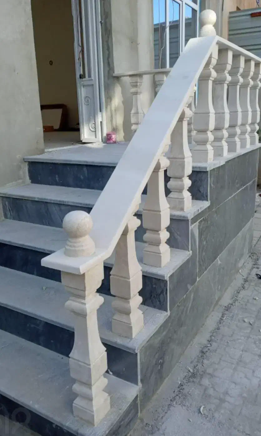 نصب نرده سنگی و پله سنگی (سنگ پله و نما سنگ)|خدمات پیشه و مهارت|کرمان, |دیوار