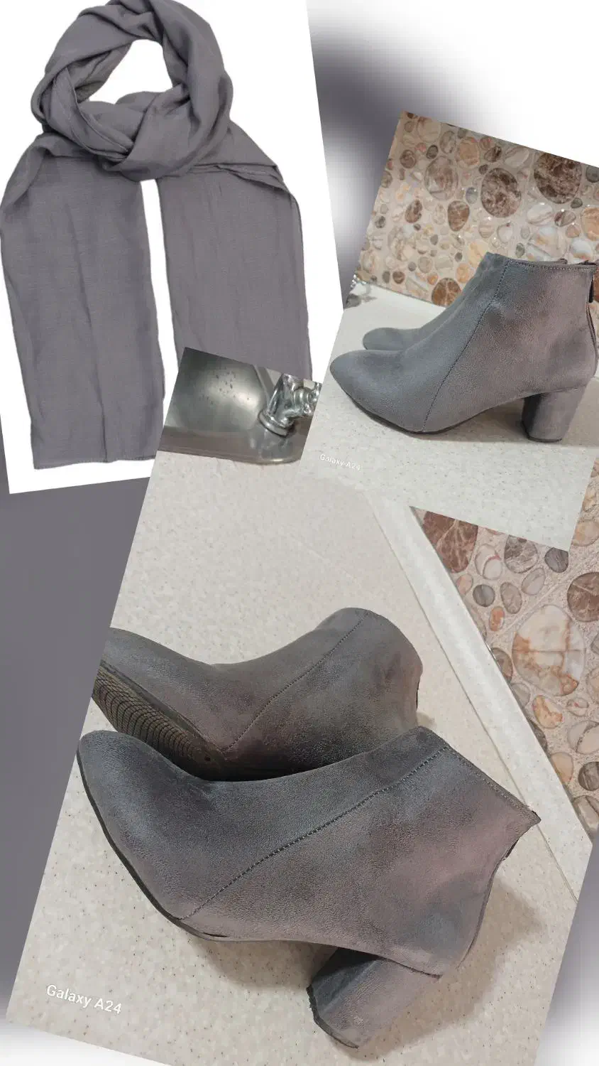 نیم بوت شال ست سایز۳۸ درحدنونونو|کیف، کفش، کمربند|ری, فیروزآباد|دیوار