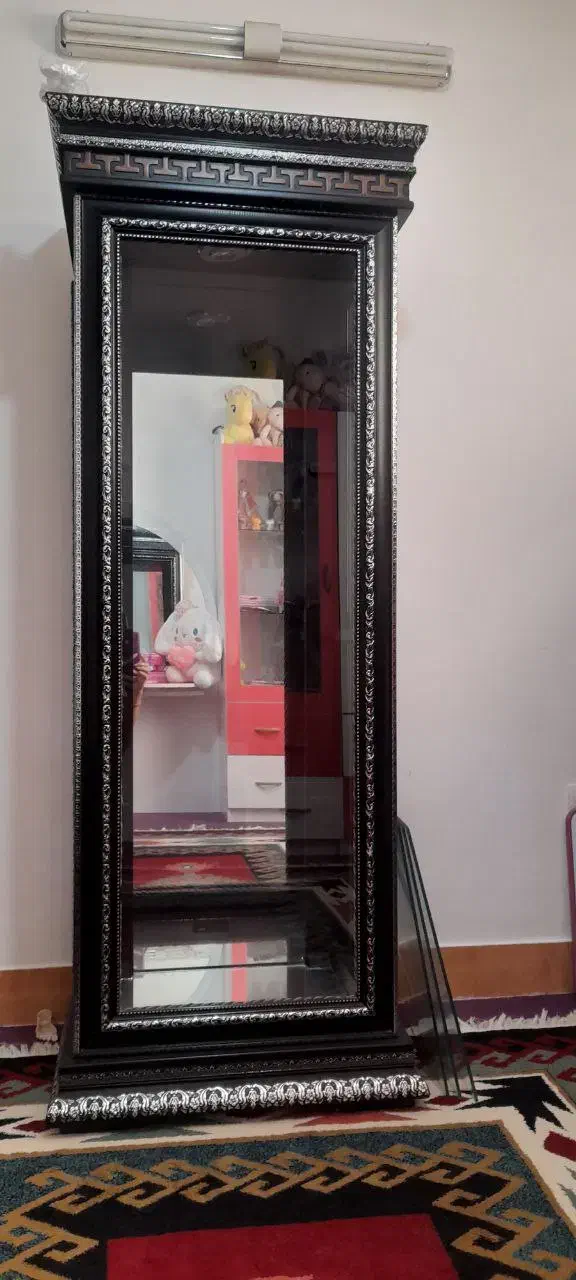 فروش بوفه و میز تی‌وی چوبی در حد نو|بوفه، ویترین، کنسول|تاکستان, |دیوار