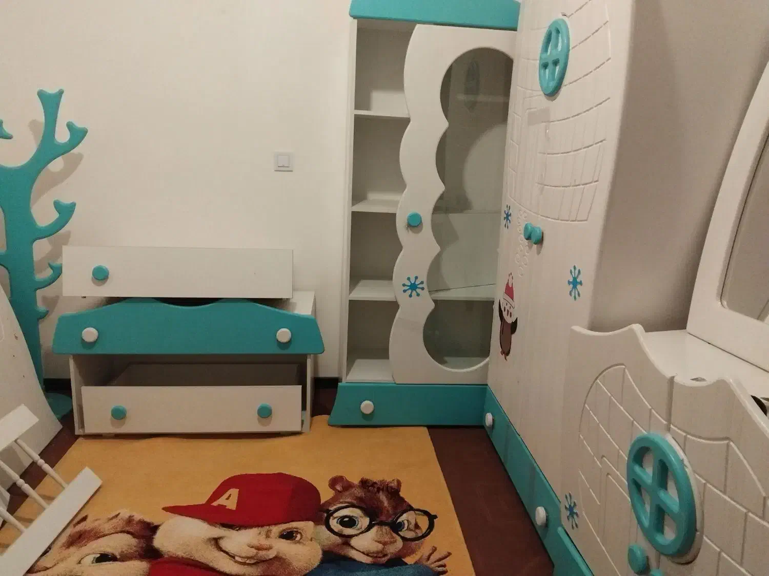 سرویس خواب  بچه|تخت و سرویس خواب|مبارکه, |دیوار