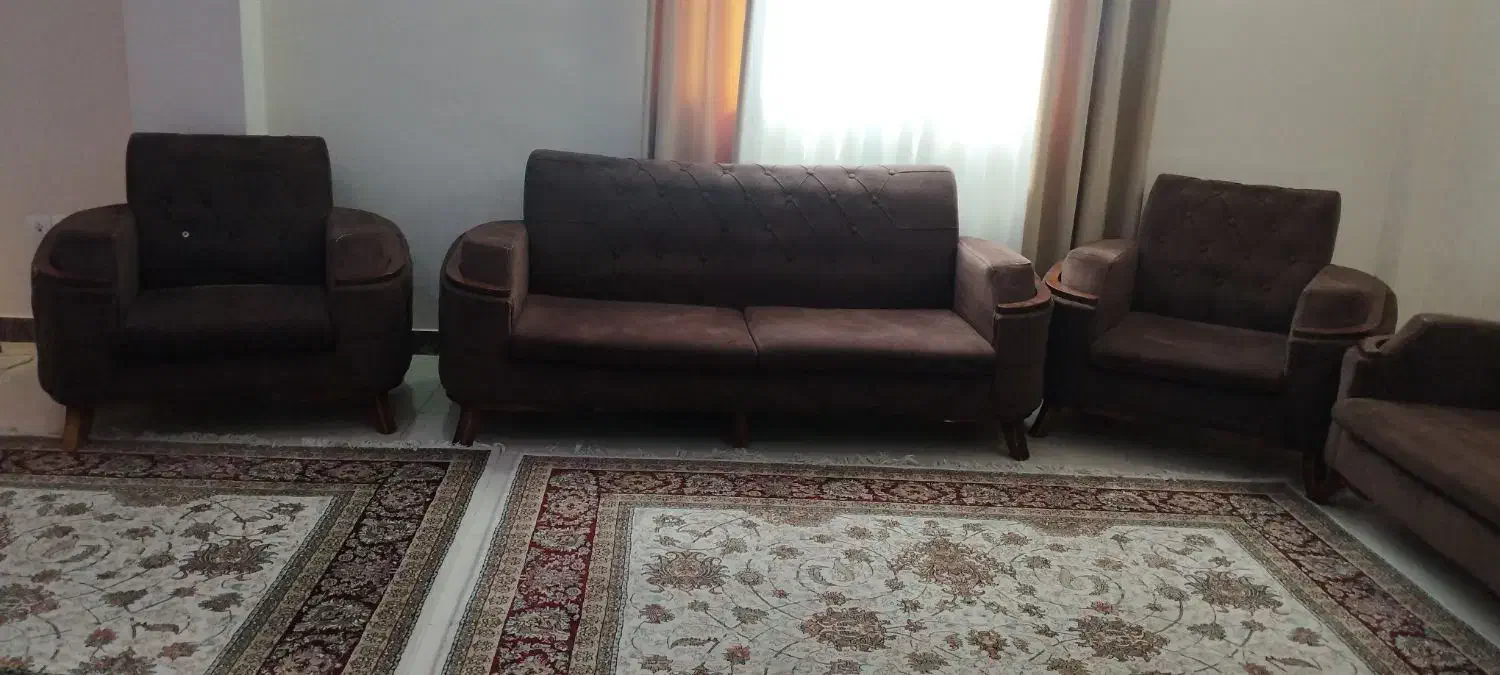 فروش یک دست مبل و میز TV|مبلمان خانگی و میز عسلی|اهواز, شهرک حفاری|دیوار