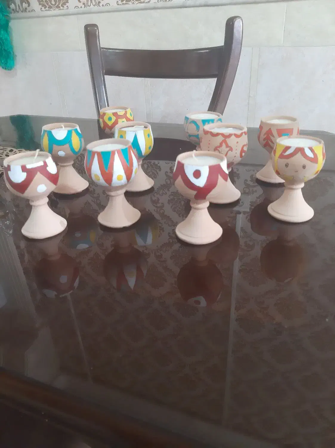 شمع تزیینی|صنایع دستی و سایر لوازم تزئینی|قم, نیروگاه|دیوار