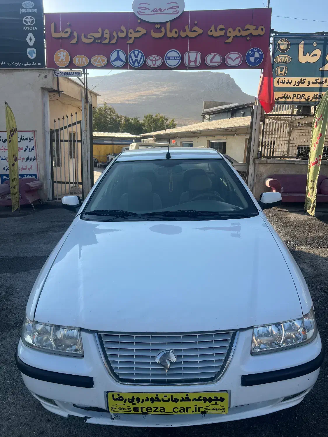 سمندEF7دوگانه بیرنگ و بدون ضربه|خودرو سواری و وانت|بیجار, |دیوار