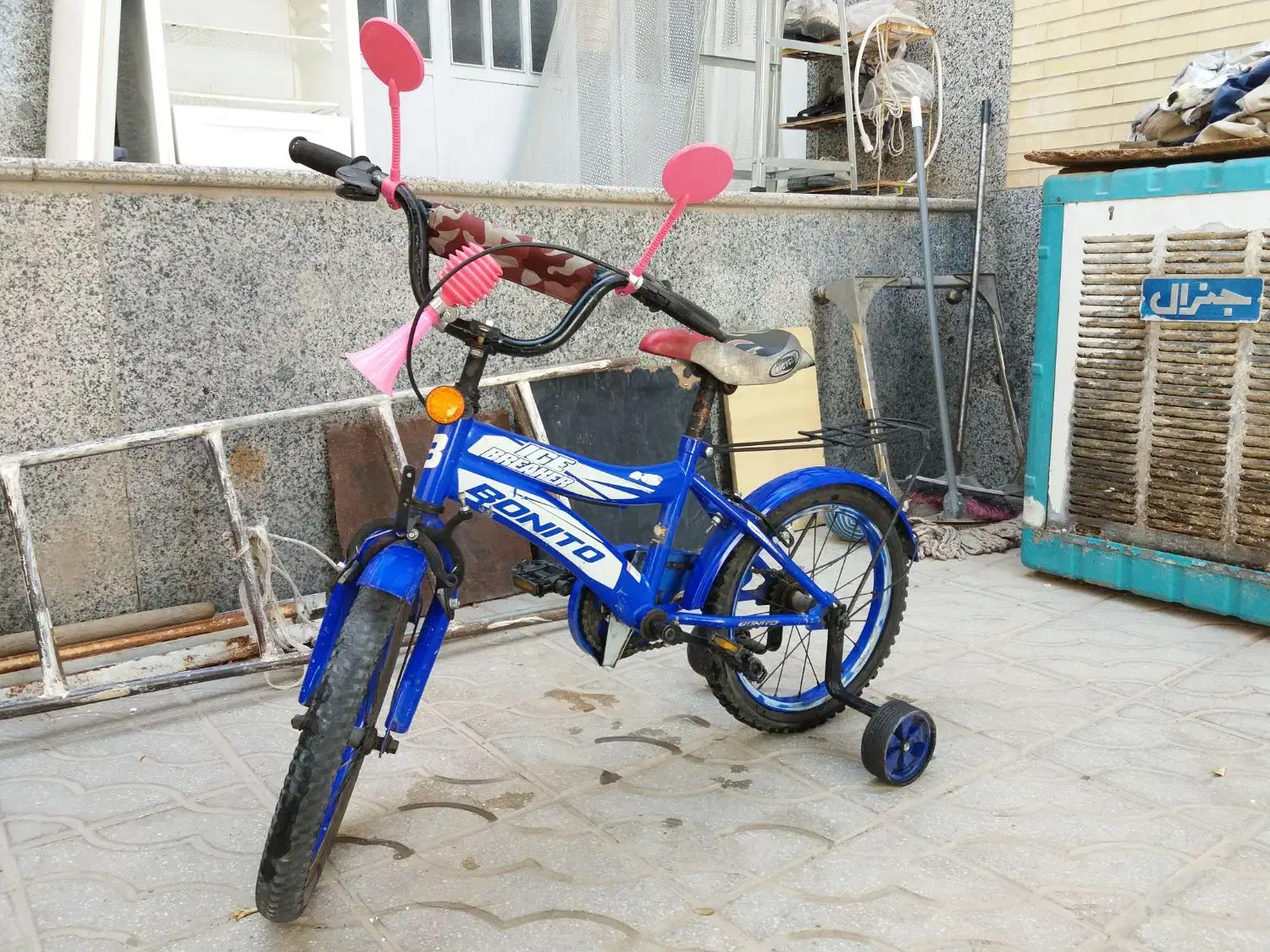 دوچرخه ۱۶ با پایه کمکی آماده سواری|دوچرخه، اسکیت، اسکوتر|یزد, |دیوار