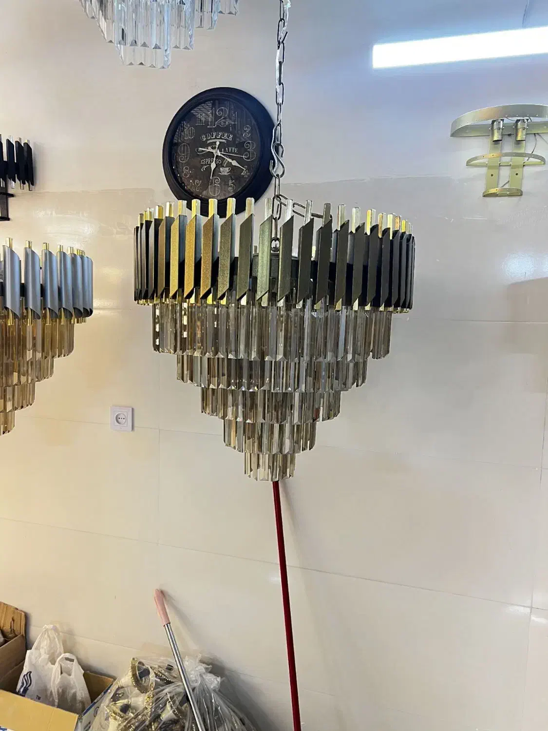 تولیدی لوستر سانتی|لوستر و چراغ آویز|مشهد, خواجه ربیع|دیوار