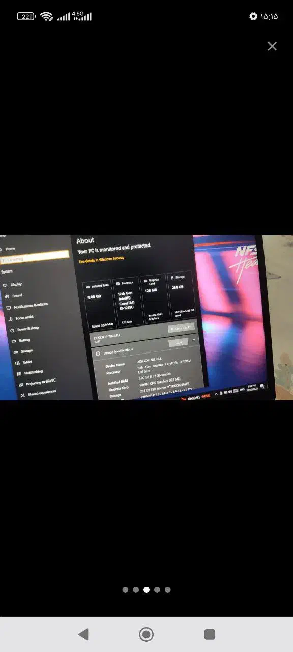 لپ تاپ lenovo i3 نسل 12|رایانه همراه|بیرجند, |دیوار