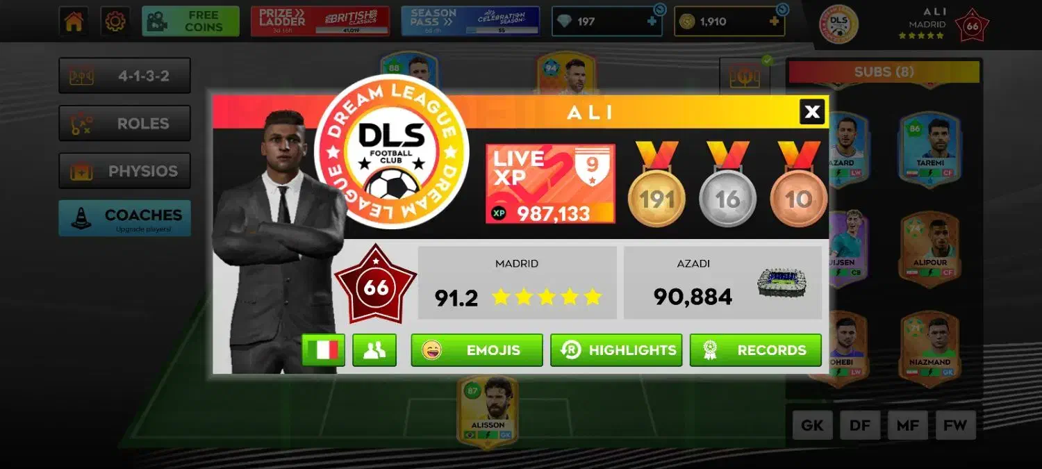 اکانت دریم لیگ|کنسول، بازی ویدئویی و آنلاین|نسیمشهر, |دیوار