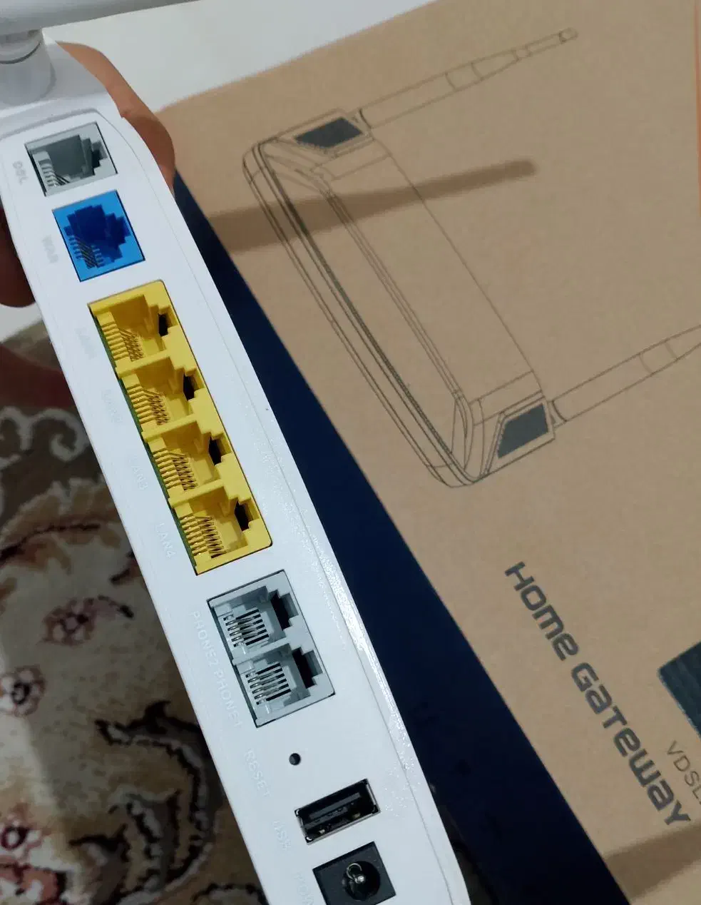 مودم بی سیم فایبر هوم VDSL2|مودم و تجهیزات شبکه|سمنان, |دیوار