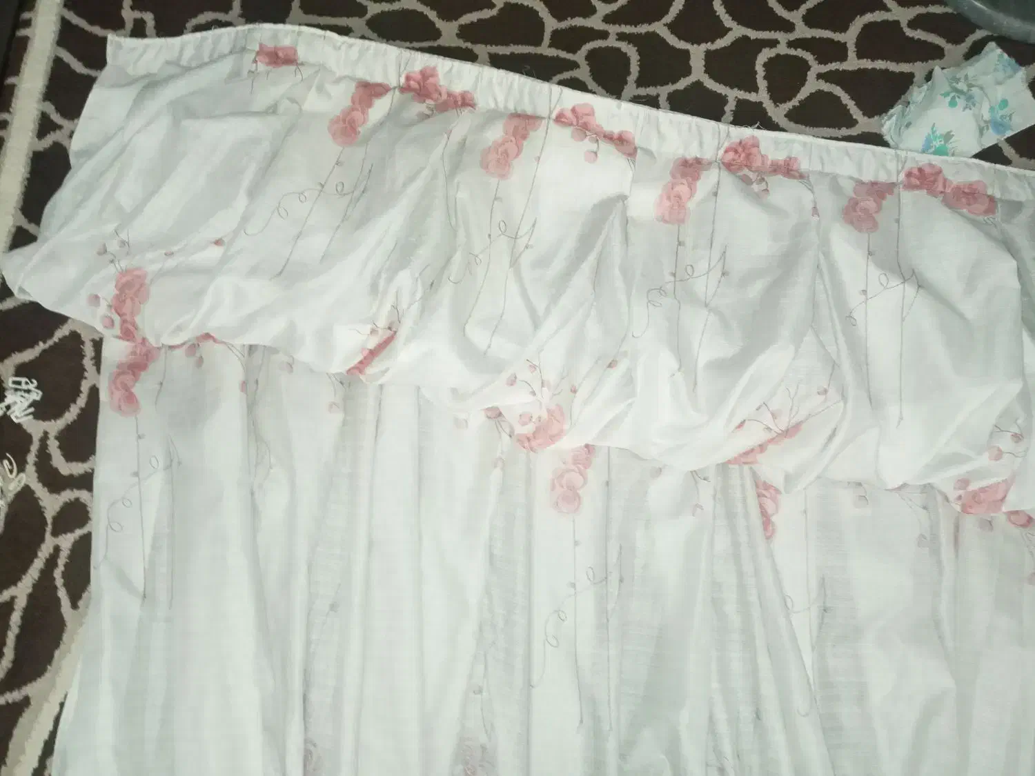 پرده|پرده، رانر، رومیزی|قم, شهرک امام حسن|دیوار