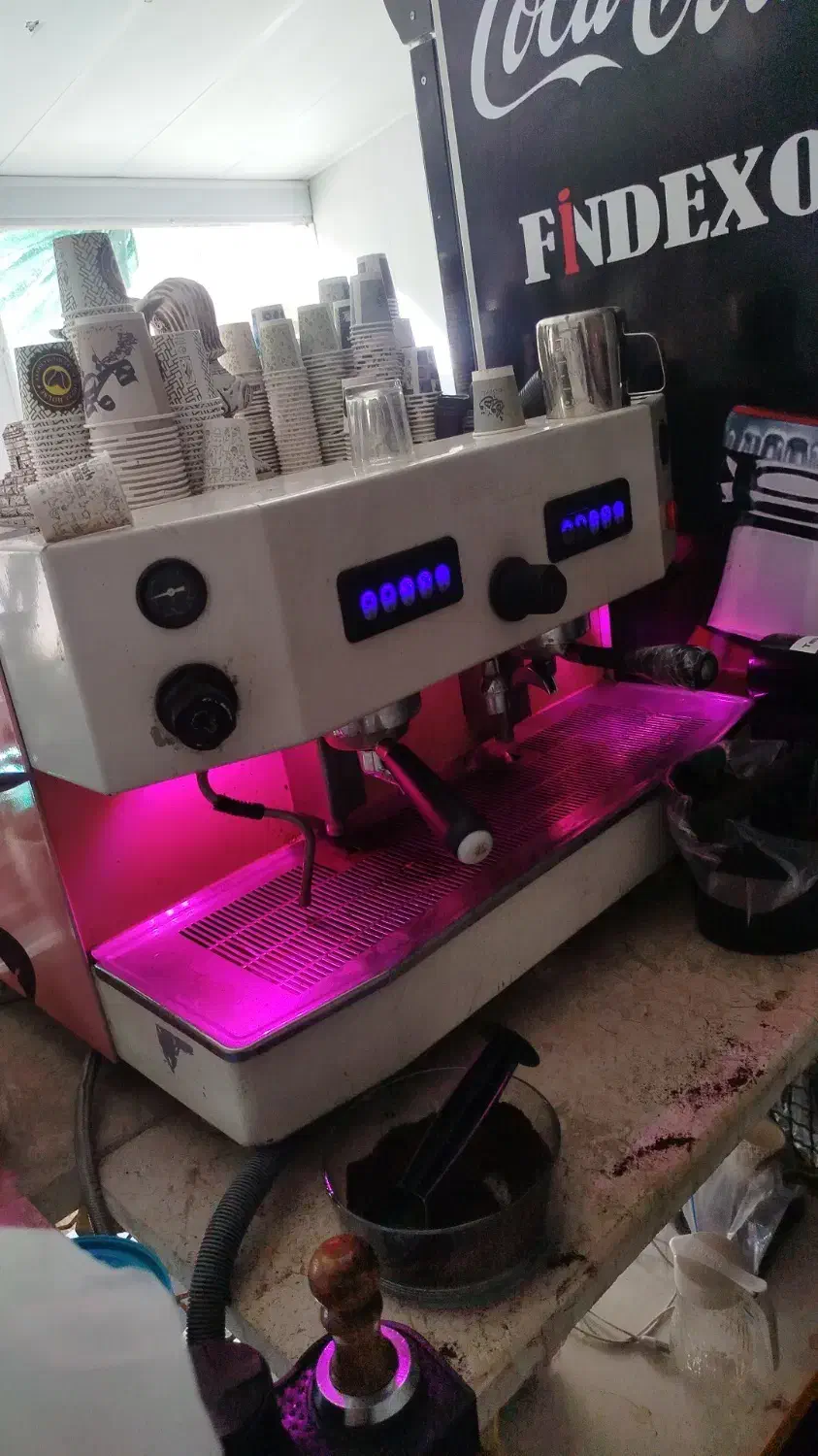 دستگاه اسپرسو دو گروپ ایبریتال|فروشگاه و مغازه|نیریز, |دیوار