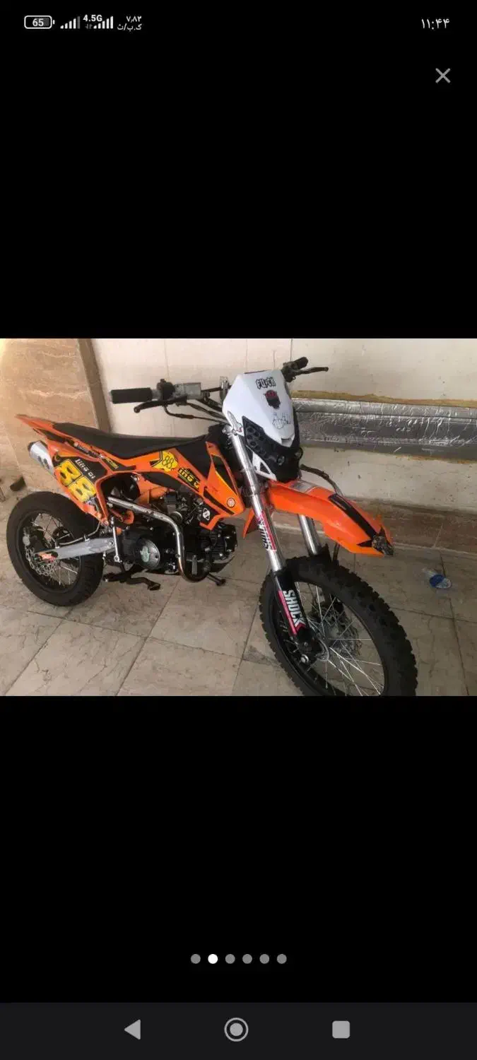 موتور مینی کراس 125 cc|موتورسیکلت|شیرینسو, |دیوار