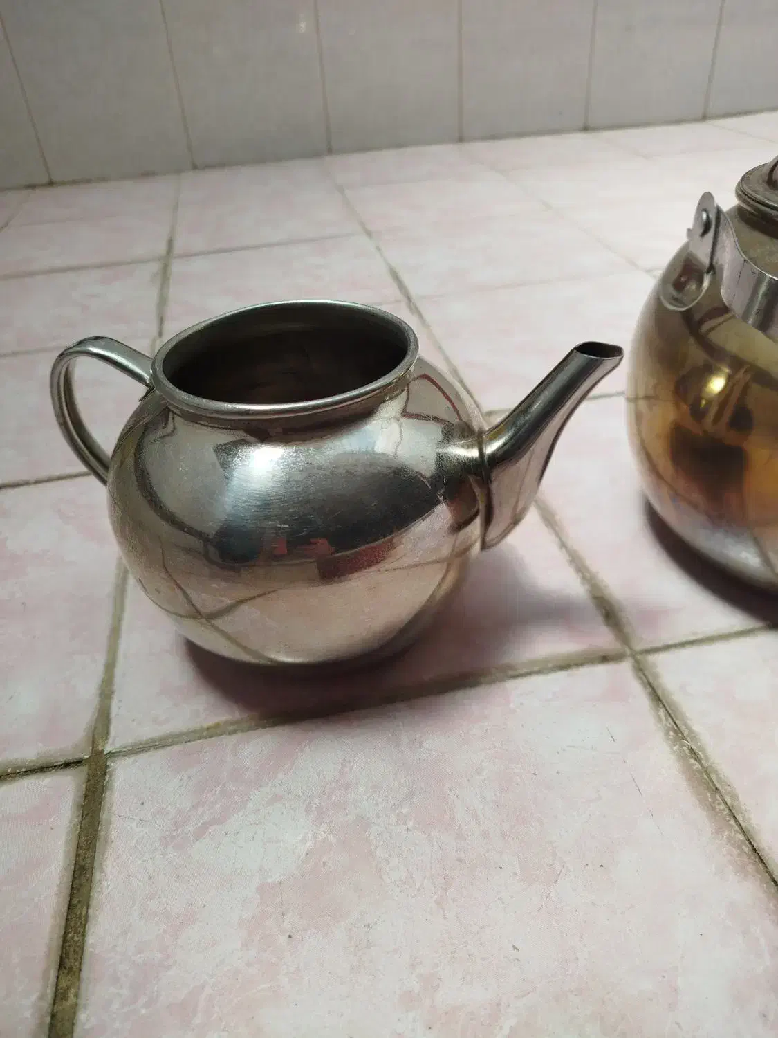 کتری و قوری استیل|قوری، کتری، قهوهساز دستی|خرمآباد, |دیوار