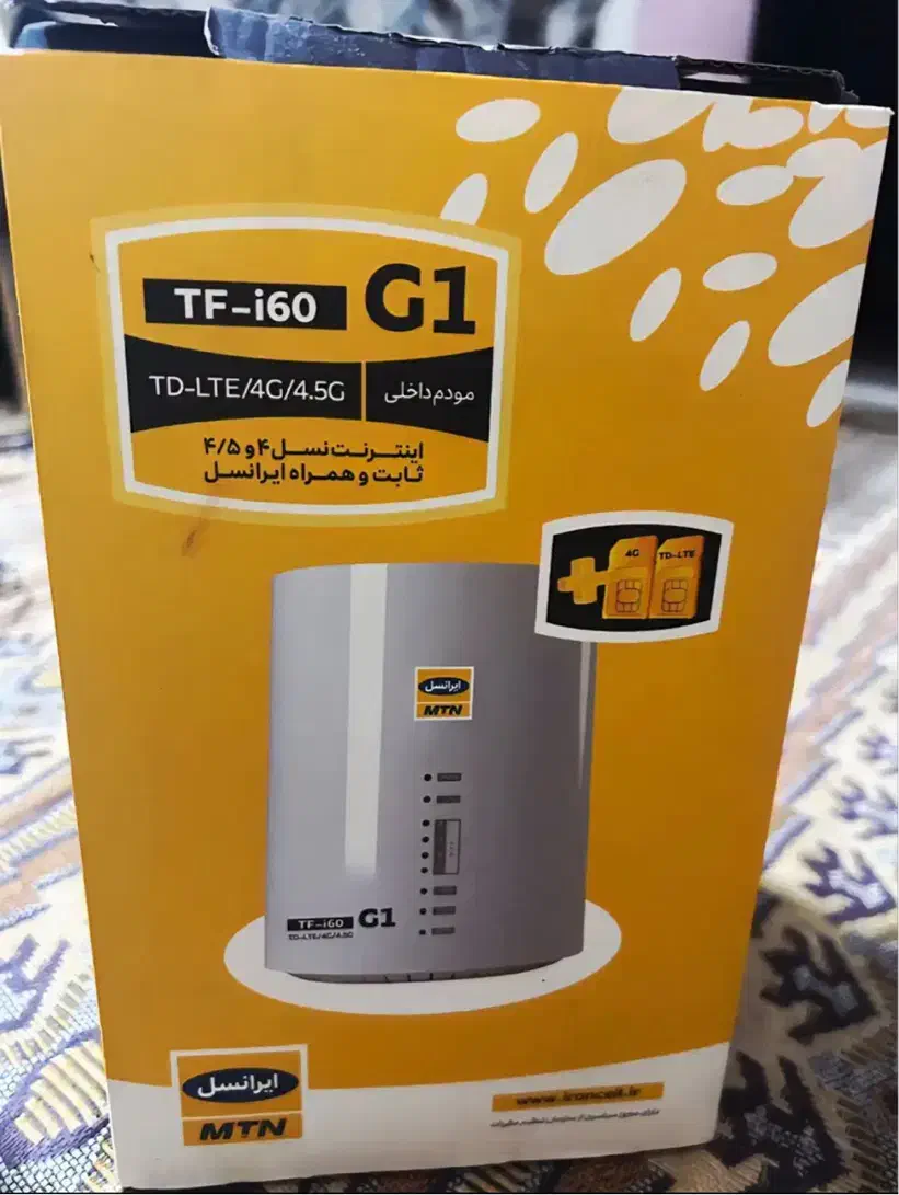مودم ایرانسل tdlte مدل TF i60 g1|مودم و تجهیزات شبکه|کرمان, |دیوار