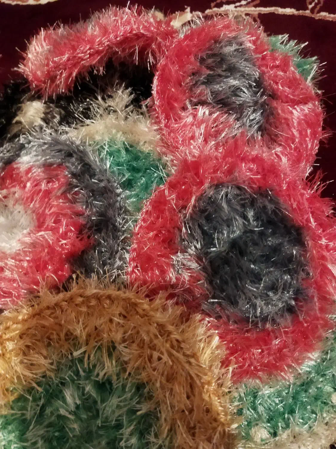 لیف دست بافت به قیمت عمده واسگاج|لوازم حمام|خوی, |دیوار