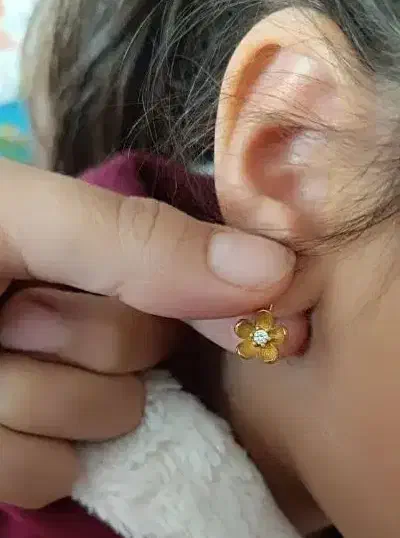 یک لنگه گوشواره بچه گانه گم شده|جواهرات|اهر, |دیوار