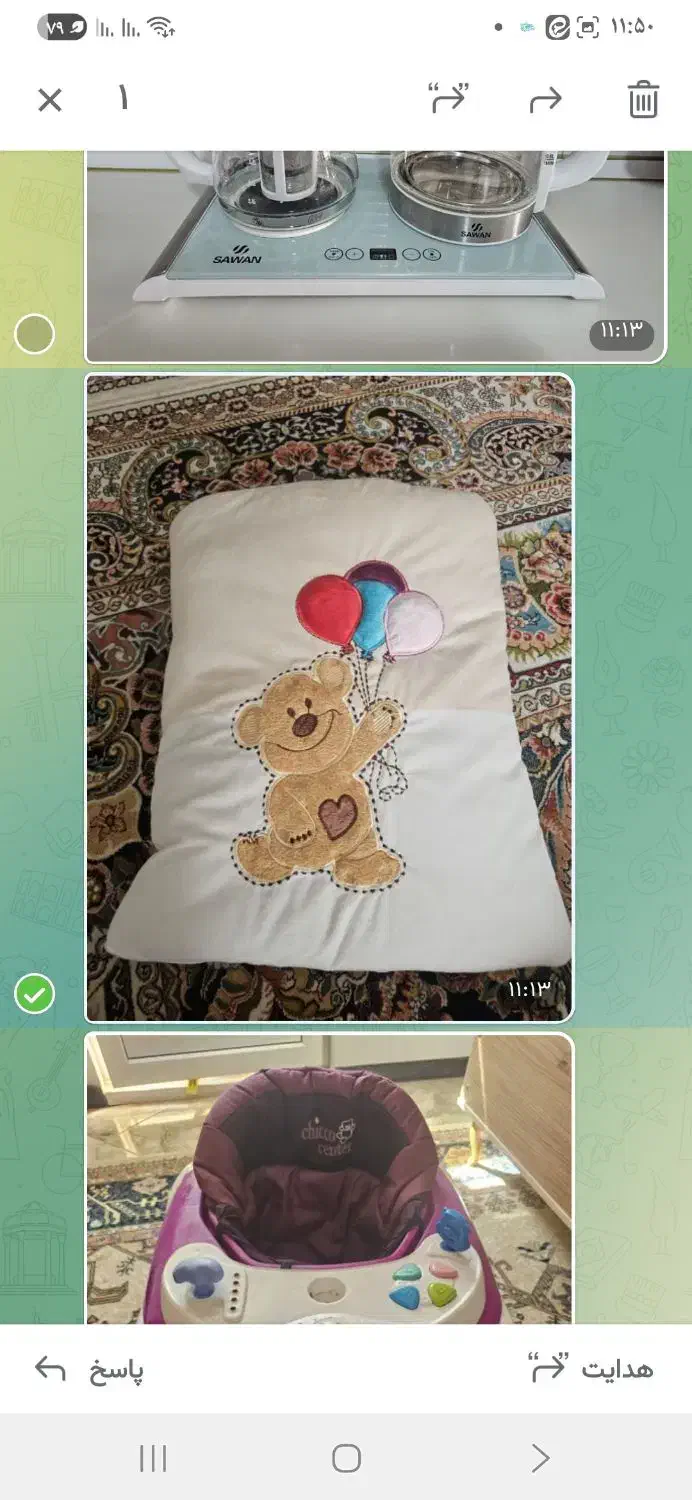 کرییر روروک کالسکه و کیسه خواب یک میلیون تومن|کالسکه و لوازم جانبی|سبزوار, فقیه سبزواری|دیوار