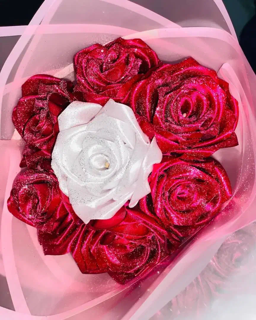 گل روبانی|گل مصنوعی|کازرون, |دیوار