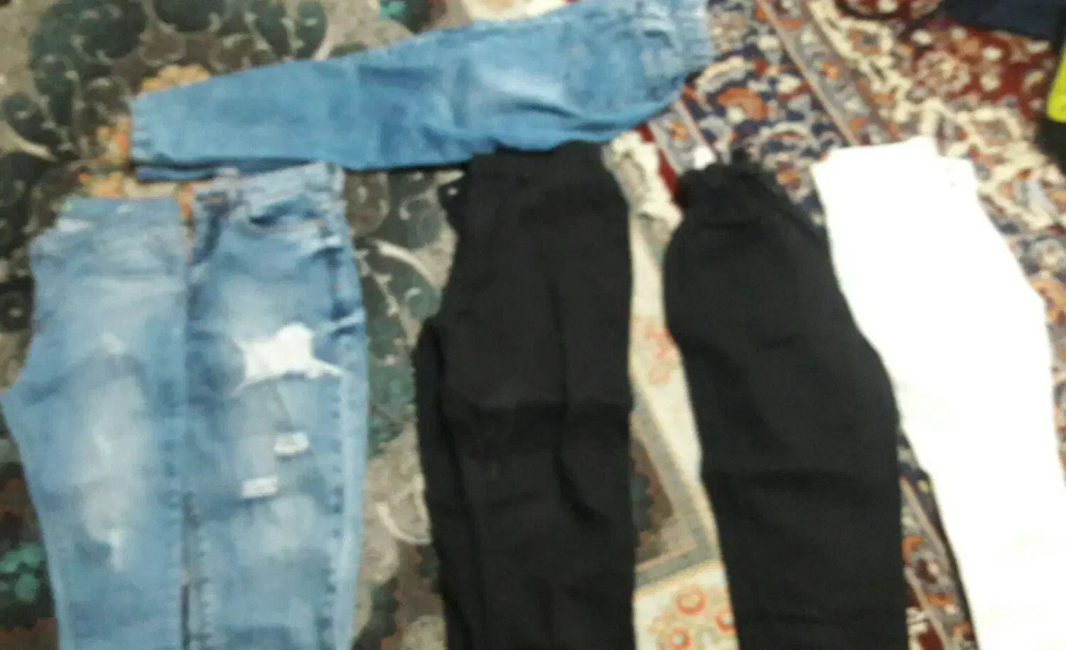 شلوار لی زنانه دانه ای ۳۰۰|لباس|شاهرود, |دیوار