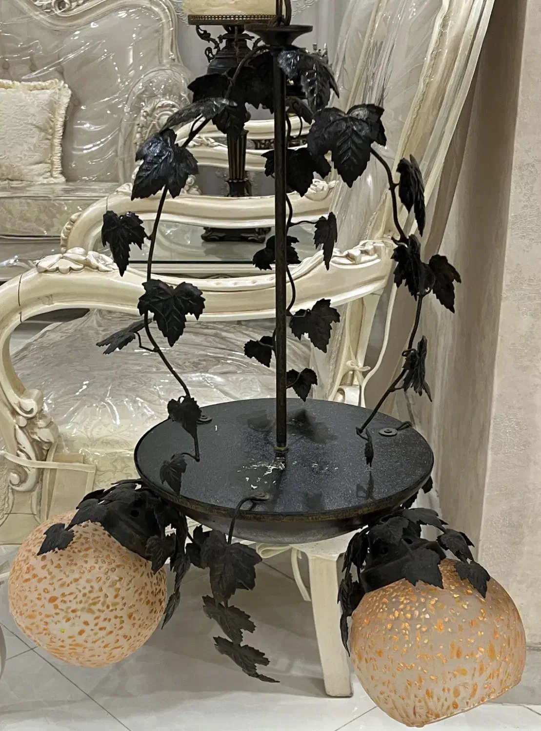 لوستر|لوستر و چراغ آویز|شهر ری, دیلمان|دیوار