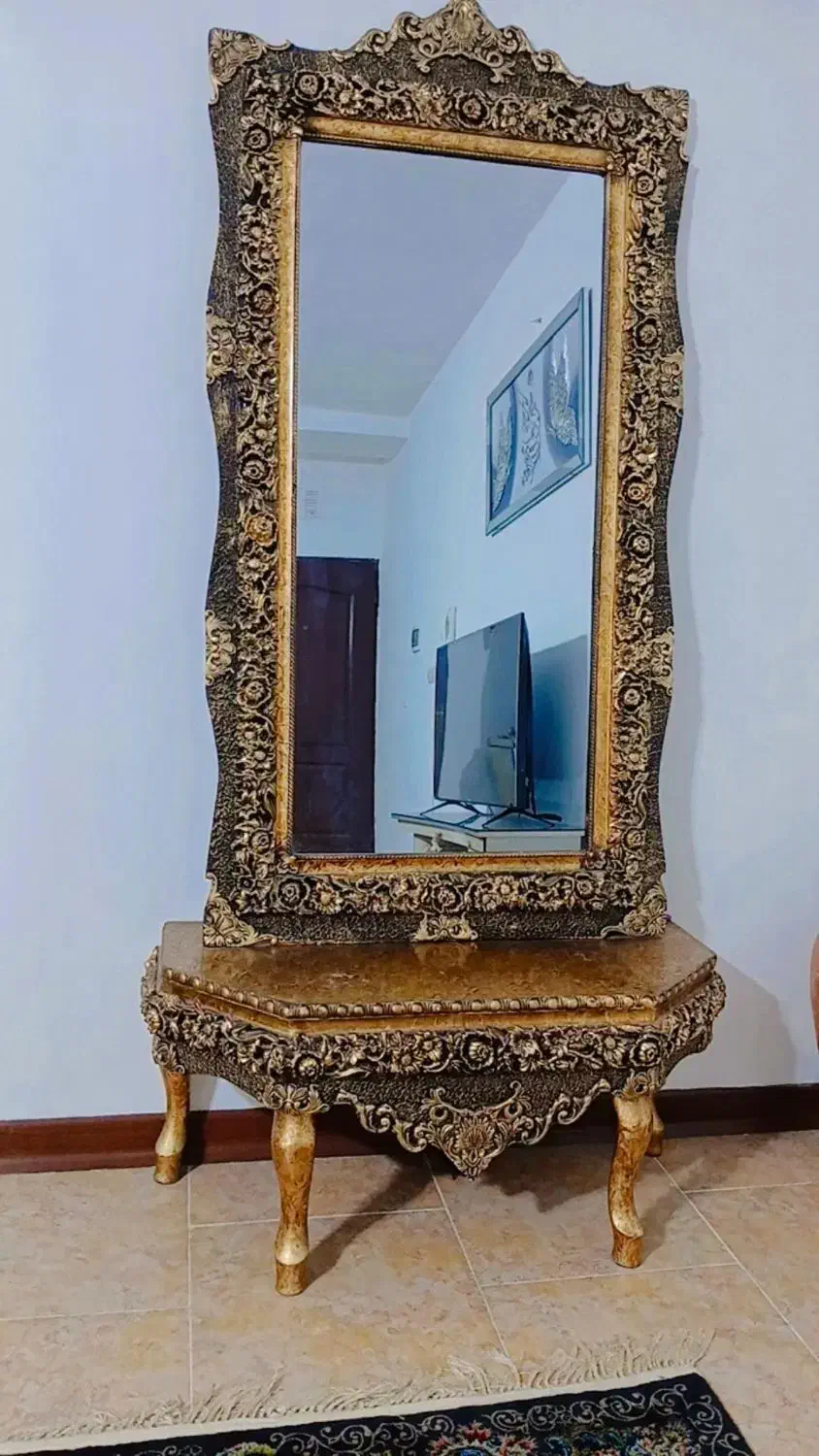 آینه قدی|بوفه، ویترین، کنسول|ورامین, خیر آباد|دیوار