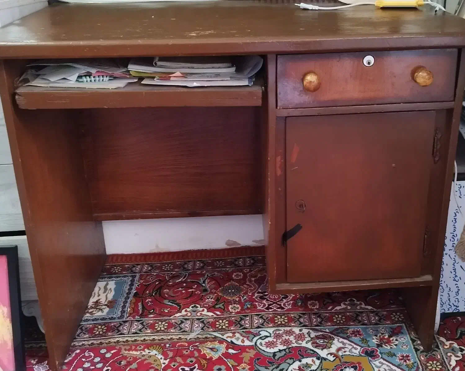 میز چوبی|میز تحریر و کامپیوتر|میاندوآب, |دیوار